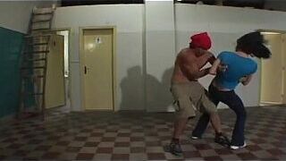 Cute shemale having rough sex porn video